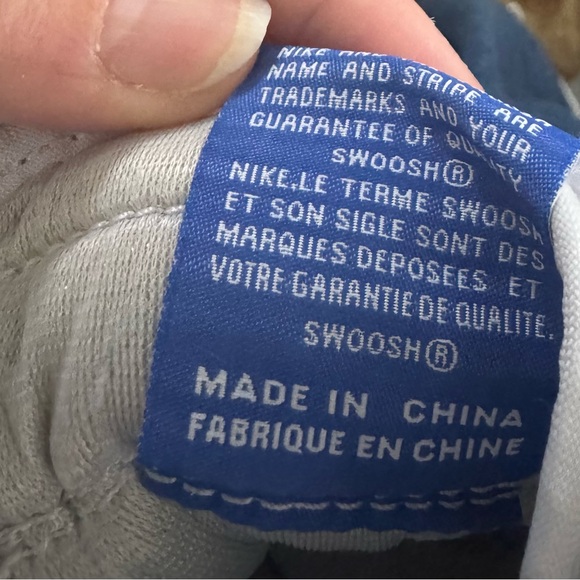 Nike Air Jordan Retro High OG Hyper Royal Gray and White Sneakers - Picture 8 of 9